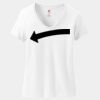 Women's Perfect T Cotton V Neck T Shirt Thumbnail