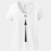 Women's Perfect T Cotton V Neck T Shirt Thumbnail