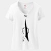 Women's Perfect T Cotton V Neck T Shirt Thumbnail