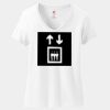 Women's Perfect T Cotton V Neck T Shirt Thumbnail