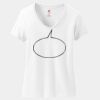Women's Perfect T Cotton V Neck T Shirt Thumbnail