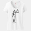 Women's Perfect T Cotton V Neck T Shirt Thumbnail