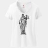 Women's Perfect T Cotton V Neck T Shirt Thumbnail