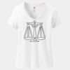 Women's Perfect T Cotton V Neck T Shirt Thumbnail