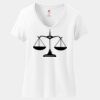 Women's Perfect T Cotton V Neck T Shirt Thumbnail