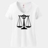 Women's Perfect T Cotton V Neck T Shirt Thumbnail