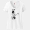 Women's Perfect T Cotton V Neck T Shirt Thumbnail