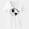 Ladies Perfect T Cotton V Neck T Shirt Thumbnail