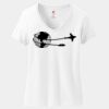 Women's Perfect T Cotton V Neck T Shirt Thumbnail