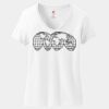 Women's Perfect T Cotton V Neck T Shirt Thumbnail