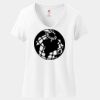 Women's Perfect T Cotton V Neck T Shirt Thumbnail