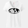 Women's Perfect T Cotton V Neck T Shirt Thumbnail