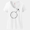 Women's Perfect T Cotton V Neck T Shirt Thumbnail
