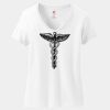 Women's Perfect T Cotton V Neck T Shirt Thumbnail