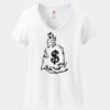 Women's Perfect T Cotton V Neck T Shirt Thumbnail