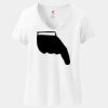 Women's Perfect T Cotton V Neck T Shirt Thumbnail