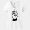 Women's Perfect T Cotton V Neck T Shirt Thumbnail