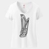 Women's Perfect T Cotton V Neck T Shirt Thumbnail