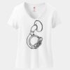 Women's Perfect T Cotton V Neck T Shirt Thumbnail
