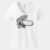 Women's Perfect T Cotton V Neck T Shirt Thumbnail