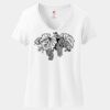 Women's Perfect T Cotton V Neck T Shirt Thumbnail