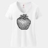 Women's Perfect T Cotton V Neck T Shirt Thumbnail