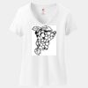 Women's Perfect T Cotton V Neck T Shirt Thumbnail