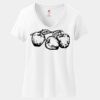 Women's Perfect T Cotton V Neck T Shirt Thumbnail