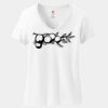 Women's Perfect T Cotton V Neck T Shirt Thumbnail