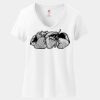 Women's Perfect T Cotton V Neck T Shirt Thumbnail