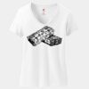 Women's Perfect T Cotton V Neck T Shirt Thumbnail