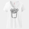Women's Perfect T Cotton V Neck T Shirt Thumbnail