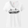 Women's Perfect T Cotton V Neck T Shirt Thumbnail