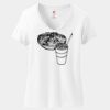 Women's Perfect T Cotton V Neck T Shirt Thumbnail