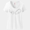 Women's Perfect T Cotton V Neck T Shirt Thumbnail