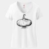 Women's Perfect T Cotton V Neck T Shirt Thumbnail