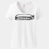 Women's Perfect T Cotton V Neck T Shirt Thumbnail