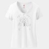 Ladies Perfect T Cotton V Neck T Shirt Thumbnail