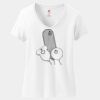 Women's Perfect T Cotton V Neck T Shirt Thumbnail