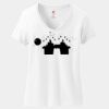 Ladies Perfect T Cotton V Neck T Shirt Thumbnail