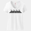 Ladies Perfect T Cotton V Neck T Shirt Thumbnail