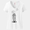Women's Perfect T Cotton V Neck T Shirt Thumbnail