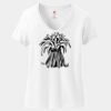 Ladies Perfect T Cotton V Neck T Shirt Thumbnail