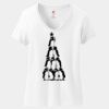 Women's Perfect T Cotton V Neck T Shirt Thumbnail