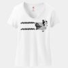 Ladies Perfect T Cotton V Neck T Shirt Thumbnail