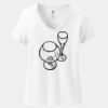 Women's Perfect T Cotton V Neck T Shirt Thumbnail