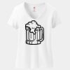 Women's Perfect T Cotton V Neck T Shirt Thumbnail
