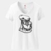 Women's Perfect T Cotton V Neck T Shirt Thumbnail