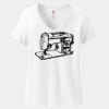 Women's Perfect T Cotton V Neck T Shirt Thumbnail