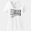 Women's Perfect T Cotton V Neck T Shirt Thumbnail